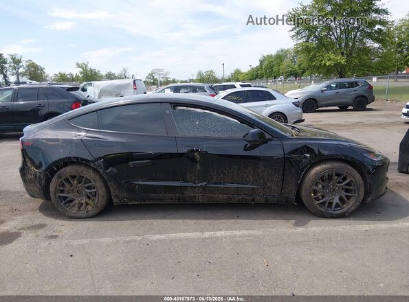 5YJ3E1EB3SF884339 2025 TESLA MODEL 3 Black Widok zestawu wskaźników