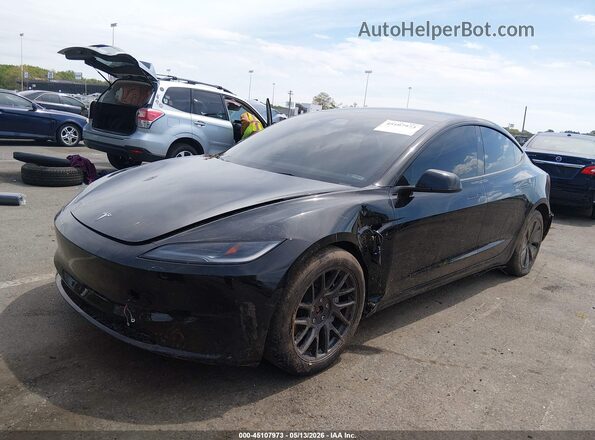 5YJ3E1EB3SF884339 2025 TESLA MODEL 3 Black Przód lewy