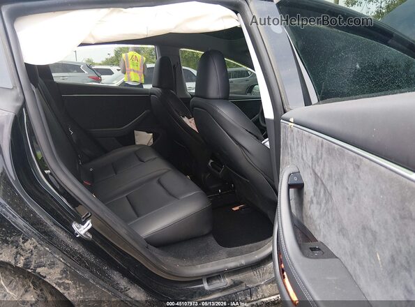 5YJ3E1EB3SF884339 2025 TESLA MODEL 3 Black Widok naklejki z numerem VIN