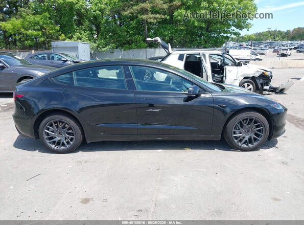 5YJ3E1EB3TF118094 2026 TESLA MODEL 3 Black Rear interior view