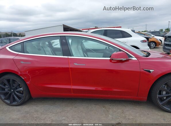 5YJ3E1EB4JF096345 2018 TESLA MODEL 3 Red 