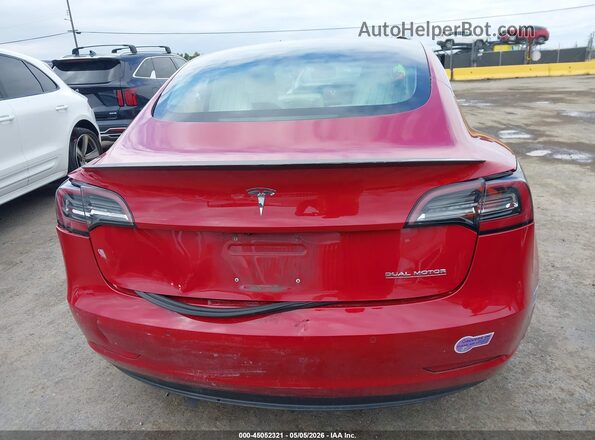 5YJ3E1EB4JF096345 2018 TESLA MODEL 3 Red 