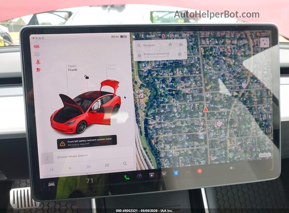 5YJ3E1EB4JF096345 2018 TESLA MODEL 3 Red 