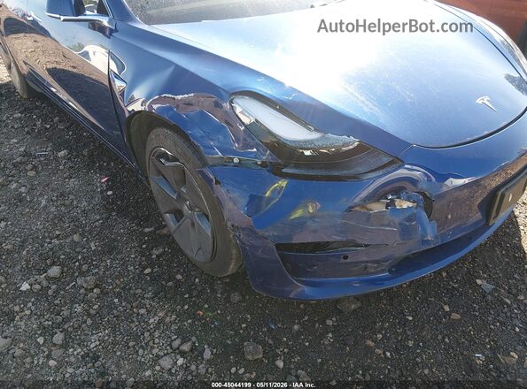 5YJ3E1EB4JF130879 2018 TESLA MODEL 3 Синий Вид спереди