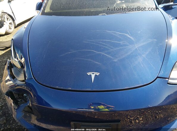 5YJ3E1EB4JF130879 2018 TESLA MODEL 3 Синий Вид сзади