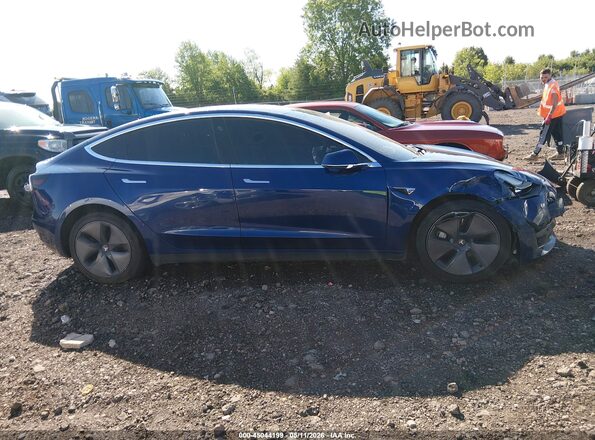 5YJ3E1EB4JF130879 2018 TESLA MODEL 3 Синий Вид задней части салона