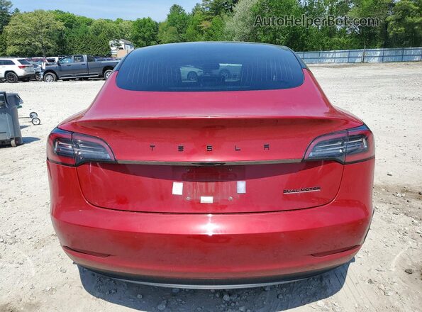 5YJ3E1EB4JF146256 2018 TESLA MODEL Red 