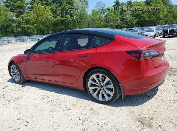 5YJ3E1EB4JF146256 2018 TESLA MODEL Red 