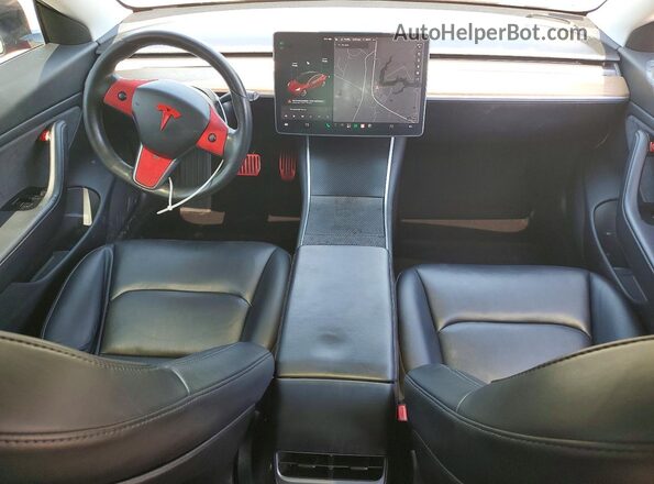 5YJ3E1EB4JF146256 2018 TESLA MODEL Red 