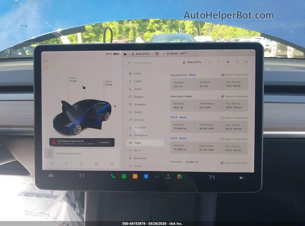 5YJ3E1EB4MF087794 2021 TESLA MODEL 3 Синий 