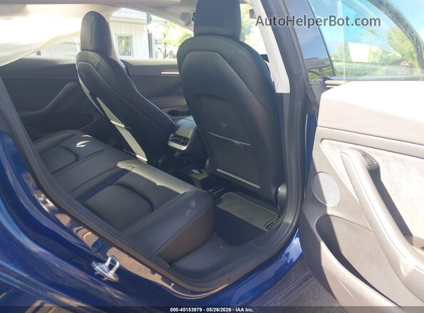 5YJ3E1EB4MF087794 2021 TESLA MODEL 3 Синий Вид наклейки с VIN-кодом