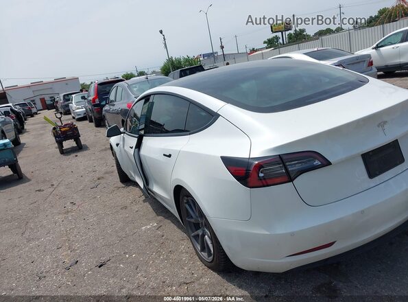 5YJ3E1EB4NF109908 2022 TESLA MODEL 3 White Հետևի ձախ