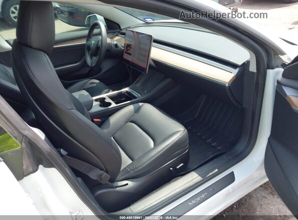 5YJ3E1EB4NF109908 2022 TESLA MODEL 3 White Սալոնի դիմացի տեսք