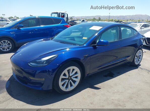 5YJ3E1EB4PF635880 2023 TESLA MODEL 3 Blue 