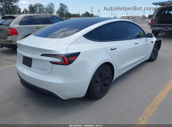 5YJ3E1EB4RF739806 2024 TESLA MODEL 3 White Rear right