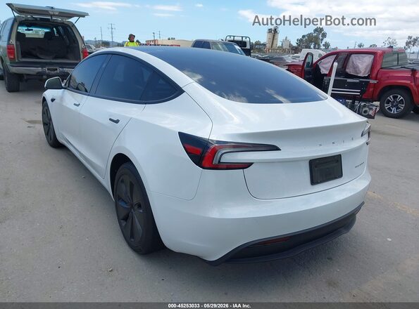 5YJ3E1EB4RF739806 2024 TESLA MODEL 3 White Rear left