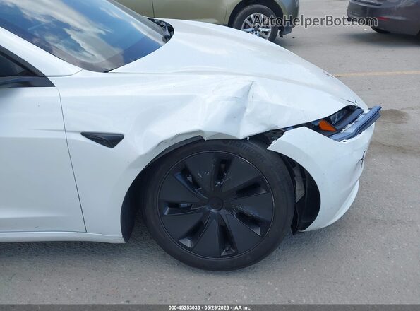 5YJ3E1EB4RF739806 2024 TESLA MODEL 3 White Front view