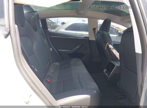 5YJ3E1EB4RF739806 2024 TESLA MODEL 3 White VIN sticker view