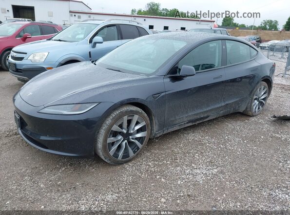 5YJ3E1EB4RF788911 2024 TESLA MODEL 3 Серый Передняя левая четверть