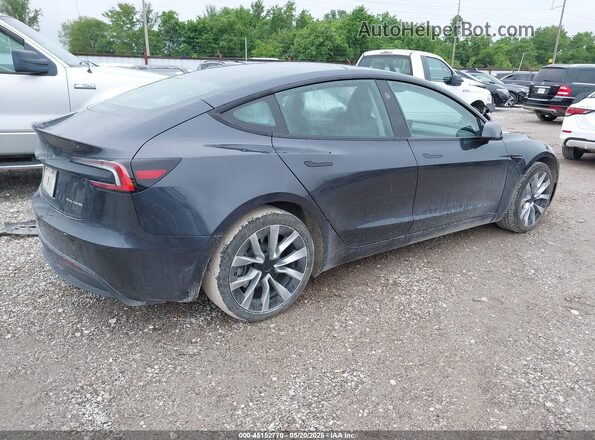 5YJ3E1EB4RF788911 2024 TESLA MODEL 3 Серый Задняя правая четверть