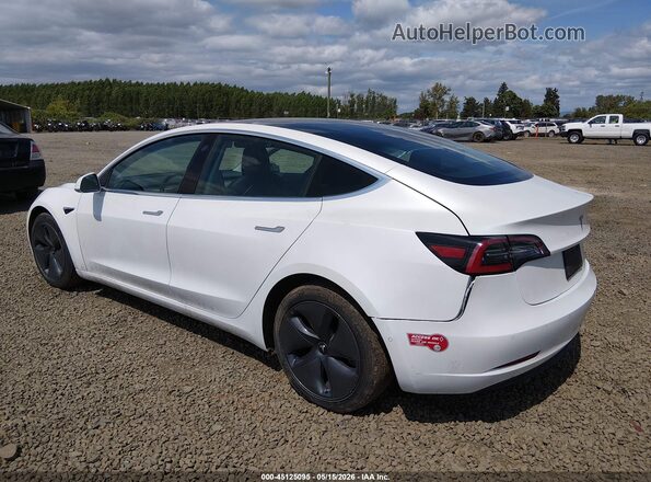 5YJ3E1EB5KF510976 2019 TESLA MODEL 3 White უკანა მარცხენა