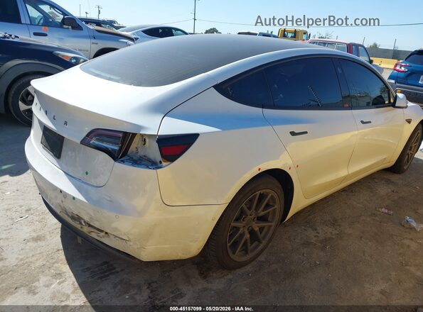 5YJ3E1EB5LF619620 2020 TESLA MODEL 3 White Հետևի աջ