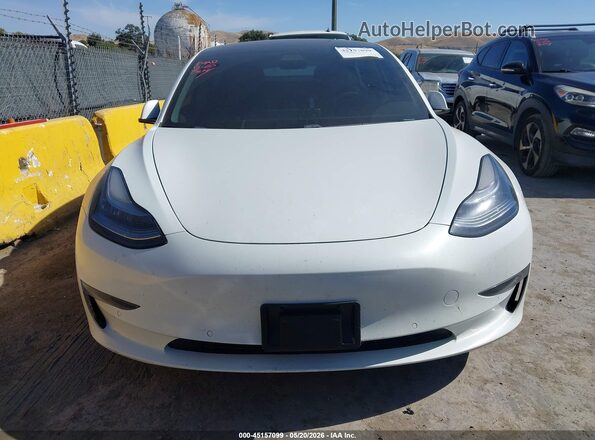 5YJ3E1EB5LF619620 2020 TESLA MODEL 3 White Առջևի վահանակի տեսք