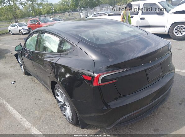 5YJ3E1EB5SF065056 2025 TESLA MODEL 3 Черный Задняя левая четверть