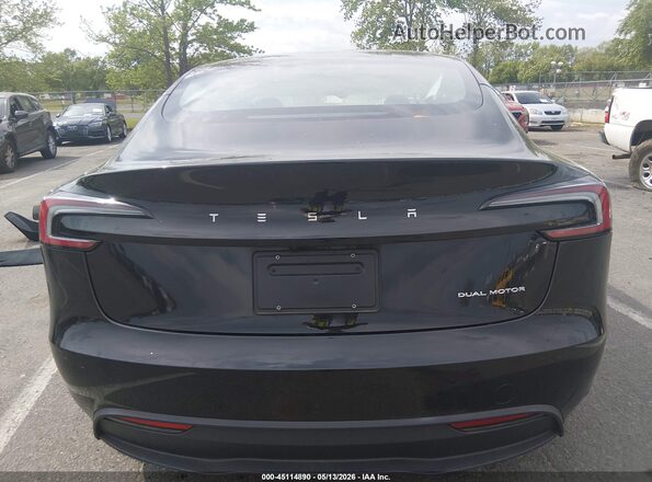 5YJ3E1EB5SF065056 2025 TESLA MODEL 3 Черный 
