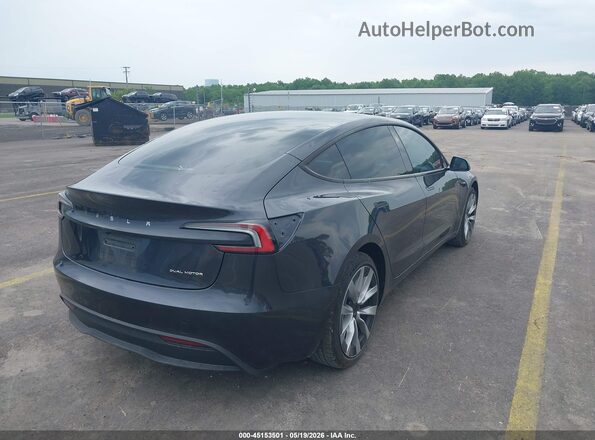 5YJ3E1EB5SF914733 2025 TESLA MODEL 3 Gray Հետևի աջ