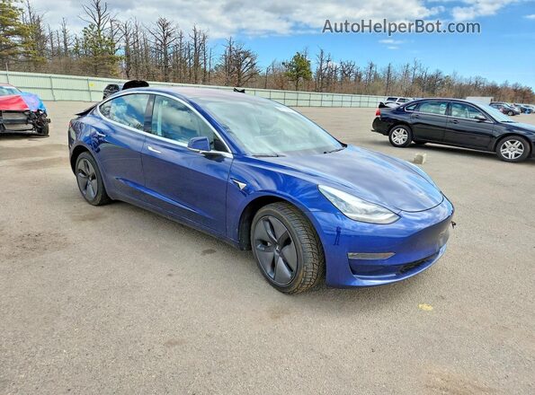 5YJ3E1EB6JF064447 2018 TESLA MODEL Blue 