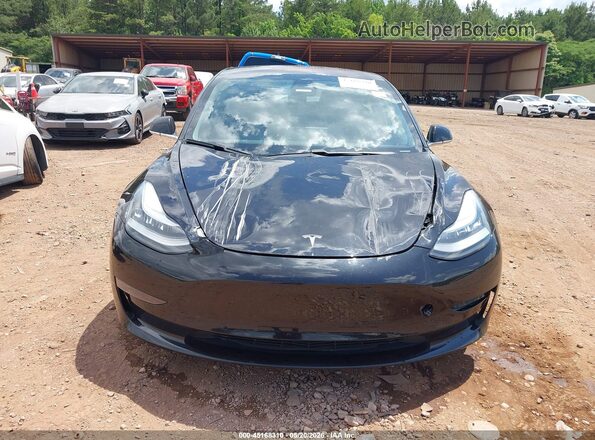 5YJ3E1EB6JF070569 2018 TESLA MODEL 3 Черный Вид щитка приборов