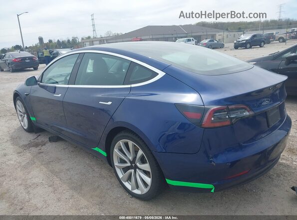 5YJ3E1EB6KF413396 2019 TESLA MODEL 3 Blue Tył lewy