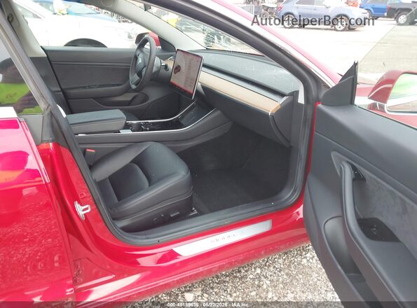 5YJ3E1EB6LF790974 2020 TESLA MODEL 3 Red წინა სალონის ხედი
