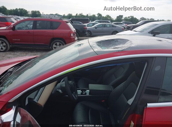 5YJ3E1EB6LF790974 2020 TESLA MODEL 3 Red წინა ხედი