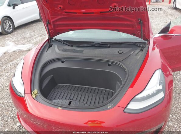 5YJ3E1EB6LF790974 2020 TESLA MODEL 3 Red უკანა ხედი