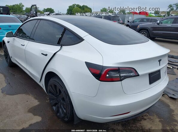 5YJ3E1EB6MF993011 2021 TESLA MODEL 3 White Задня ліва чверть