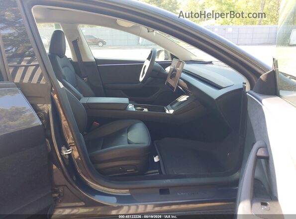 5YJ3E1EB6RF729293 2024 TESLA MODEL 3 Gray Սալոնի դիմացի տեսք