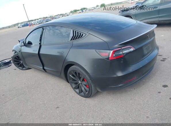 5YJ3E1EB7JF183964 2018 TESLA MODEL 3 Black უკანა მარცხენა