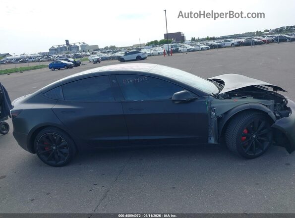 5YJ3E1EB7JF183964 2018 TESLA MODEL 3 Black უკანა სალონის ხედი