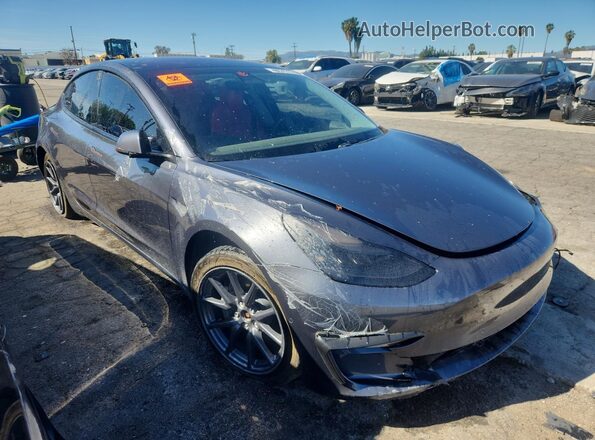 5YJ3E1EB7KF205463 2019 TESLA MODEL Gray 
