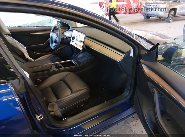 5YJ3E1EB7MF055941 2021 TESLA MODEL 3 Blue Front interior view
