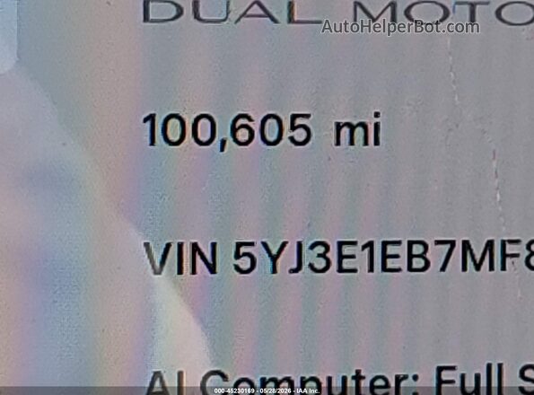 5YJ3E1EB7MF852724 2021 TESLA MODEL 3 Gray Սալոնի 360 աստիճան տեսք
