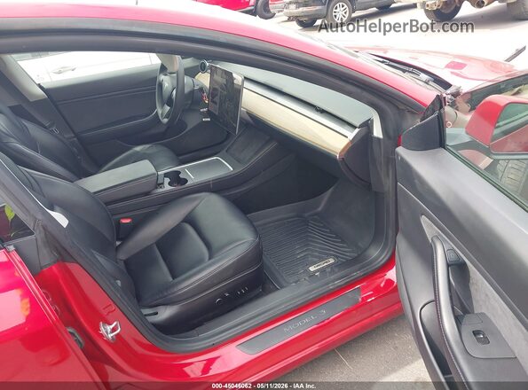 5YJ3E1EB7MF862802 2021 TESLA MODEL 3 Red Սալոնի դիմացի տեսք