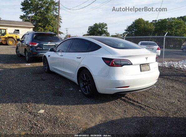 5YJ3E1EB7NF154762 2022 TESLA MODEL 3 White Հետևի ձախ