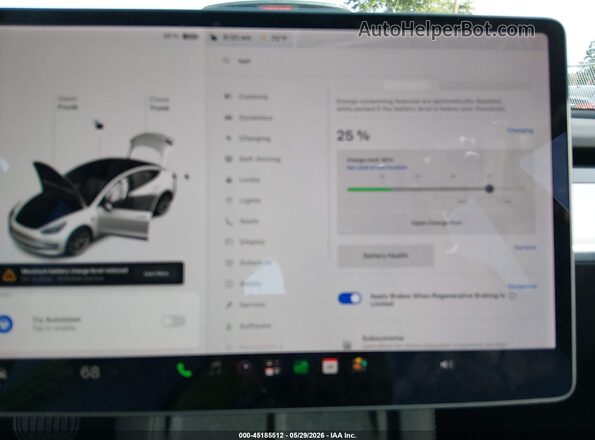 5YJ3E1EB7NF154762 2022 TESLA MODEL 3 White 