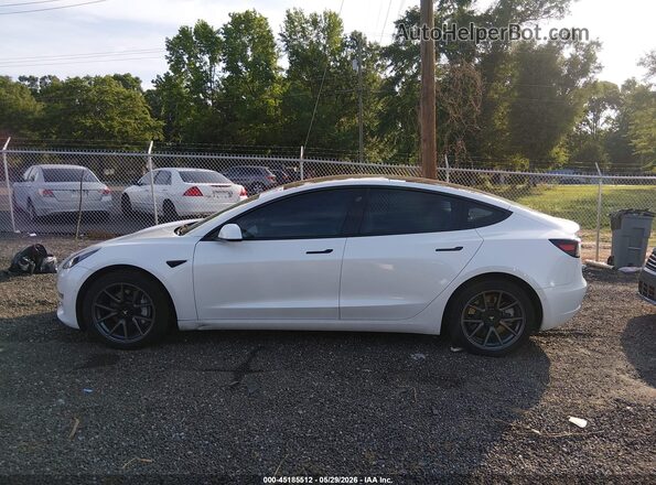 5YJ3E1EB7NF154762 2022 TESLA MODEL 3 White 