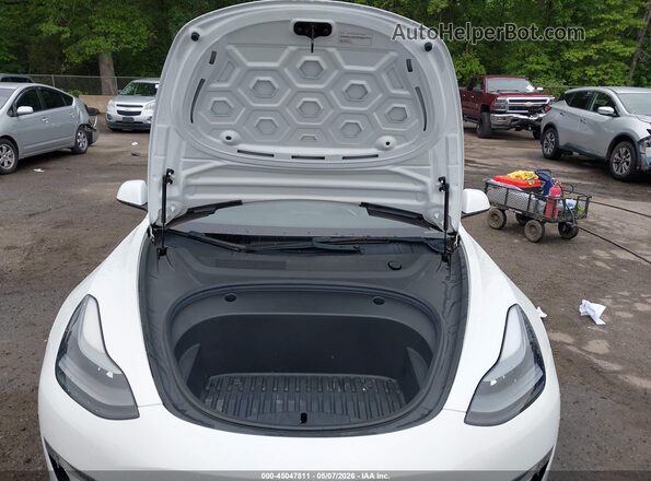 5YJ3E1EB7NF276005 2022 TESLA MODEL 3 White Вид ззаду