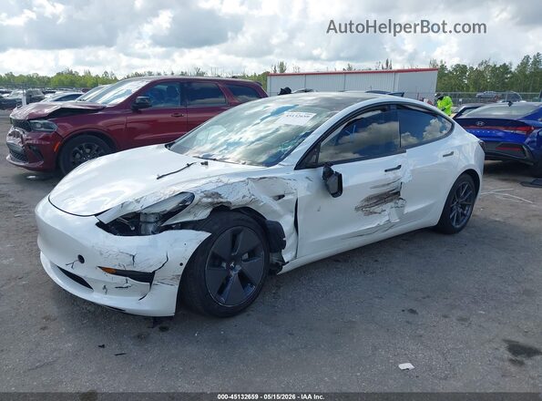 5YJ3E1EB7NF289546 2022 TESLA MODEL 3 White 