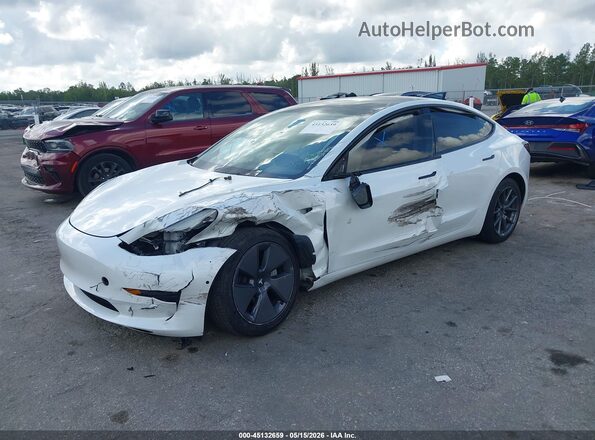 5YJ3E1EB7NF289546 2022 TESLA MODEL 3 White 